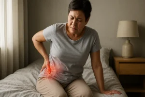 Dor no quadril ao levantar da cama