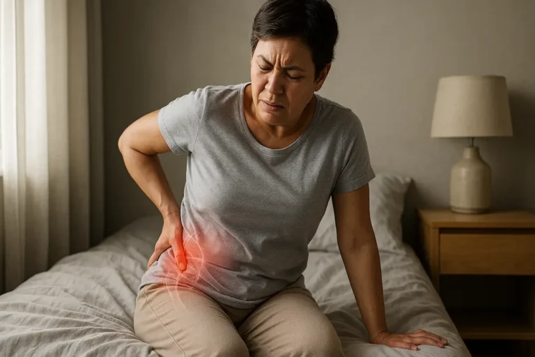 Dor no quadril ao levantar da cama